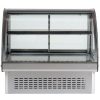 vollrath 40842 drop in display refrigerator curved front view