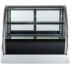vollrath 40852 countertop display refrigerator curved glass front view