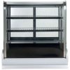 vollrath 40864 countertop display refrigerator curved glass front view