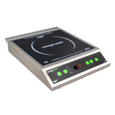 vollrath 59300 commercial countertop induction range left side view