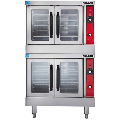 vulcan vc44e electric convection oven double front view