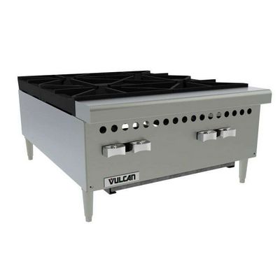 vulcan vcrh24 commercial gas hot plate left side view