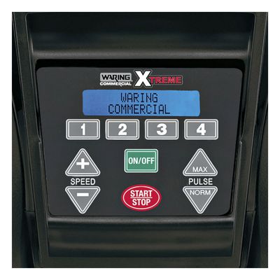 waring mx1500xtx beverage blender with sound enclosure control buttons