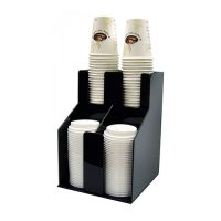 Winco CLO-2D 2 Tiers, 2 Stacks Cup And Lid Organizer - 4-Compartments