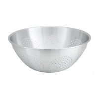 Winco ALO-12 Aluminum Chineese Colander - 12qt