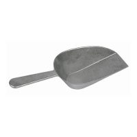 Winco ASFB-24 Aluminum Flat Bottom Scoop - 24oz