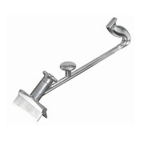 Winco SCRP-16 Aluminum Grill Scraper with Dual Handle - 16in