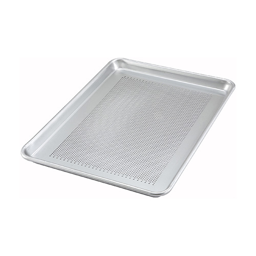 Winco ALXP-2618P Aluminum Perforated Sheet Pan with 16 Gauge - 18in x 26in