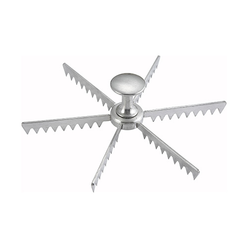 Winco APM-06 Aluminum Pie/Cake Marker - 6 Cut