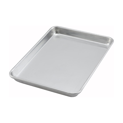 Winco ALXP-1013 Aluminum Sheet Pan with 20 Gauge - 9.5in x 13in
