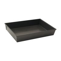 Winco HRCP-1812 Aluminized Steel Rectangular Cake Pan - 12in