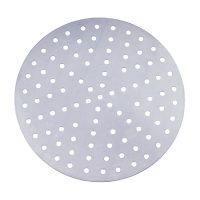Winco APZP-10P Aluminum Perforated Pizza Disk - 10in Dia