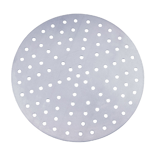 Winco APZP-12P Aluminum Perforated Pizza Disk - 12in Dia