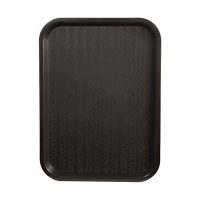 Winco FFT-1014B Brown Fast Food Tray - 10in x 14in