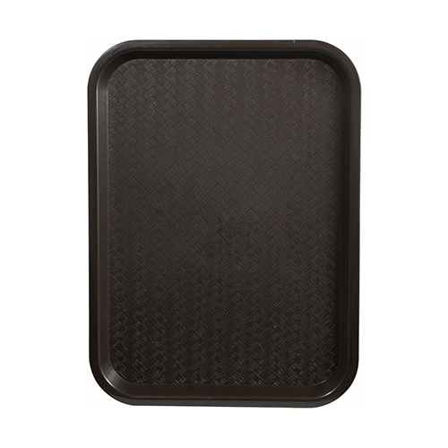 Winco FFT-1014B Brown Fast Food Tray - 10in x 14in