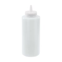 Winco PSB-12C Clear Squeeze Bottles - 12oz,6pcs/pk