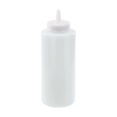 Winco PSB-12C Clear Squeeze Bottles - 12oz,6pcs/pk