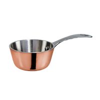 Winco DCSC-3C Copper Plated Mini 3 in Saucier - 5oz