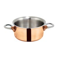 Winco DCCR-3C Copper Plated Mini 3.75 in casserole - 15oz