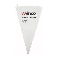 Winco PBC-16 Cotton Pastry Bag With Inner Plastic Coating - 16in