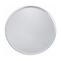 Winco APZC-18 Coupe Style Aluminum Pizza Tray - 18in