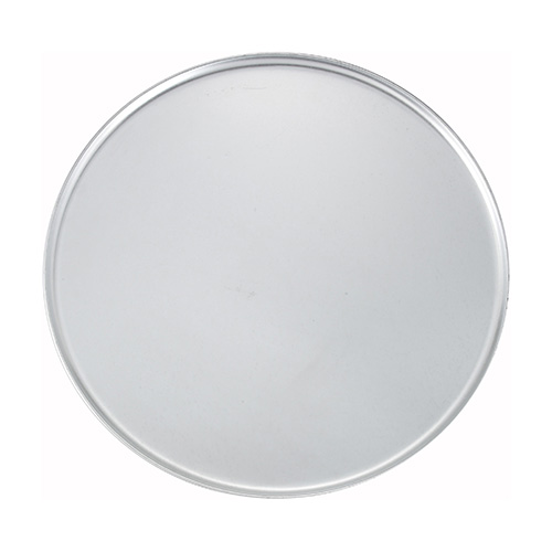 Winco APZC-18 Coupe Style Aluminum Pizza Tray - 18in