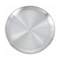 Winco APZC-8 Coupe Style Aluminum Pizza Tray - 8in