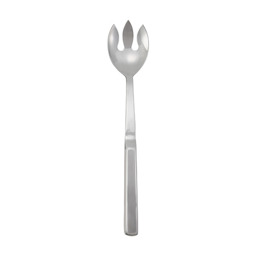 Winco BW-NS3 Deluxe Notched Spoon - 11.75in