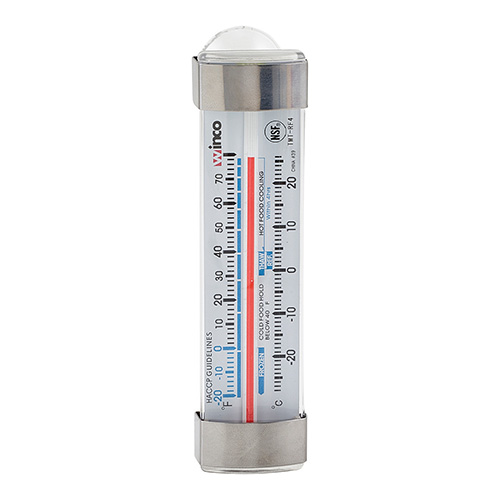 Winco TMT-RF4 Freezer/Refrig Thermometer With Suction Cup - 4.75in
