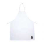 Winco BA-3226WH Full Length Bib Apron - White