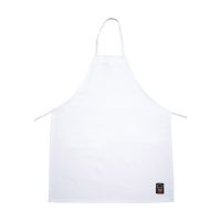 Winco BA-3226WH Full Length Bib Apron - White