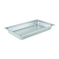 Winco Full Size Stainless Steel Anti-jam Steam Table Pan SPJM-102 - 2.5in Deep