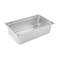 Winco Full Size Stainless Steel Anti-jam Steam Table Pan SPJM-106 - 6in Deep
