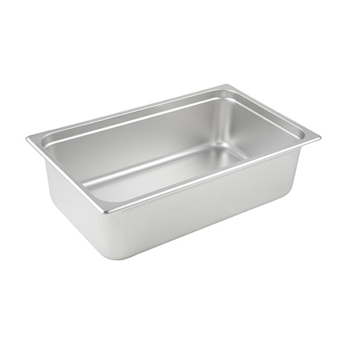 Winco Full Size Stainless Steel Anti-jam Steam Table Pan SPJM-106 - 6in Deep