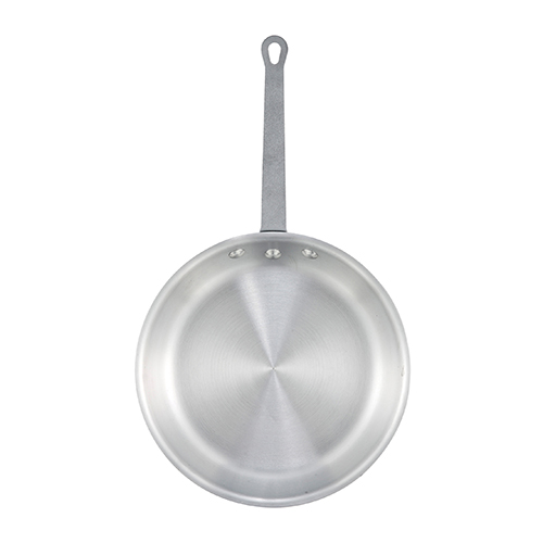 Winco AFP-7A Gladiator Natural Finish Aluminum Fry Pan - 7in