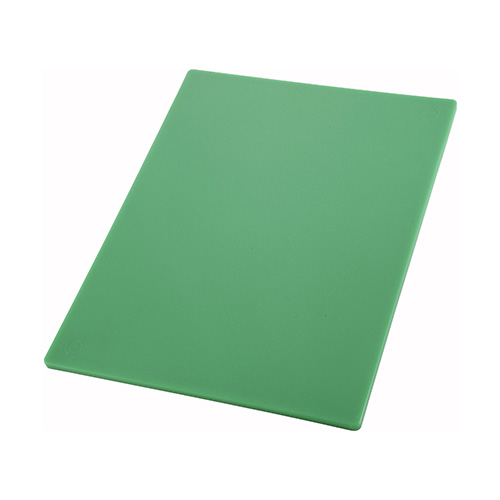 Winco CBGR-1218 Green Cutting Board - 12in x 18in