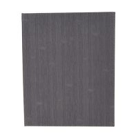 Winco LMD-814GY Grey Two-Views Menu Cover - 8.5in x 14in