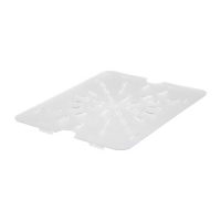 Winco SP72DS Polycarbonate Drain Shelf - 1/2 size