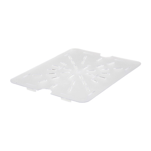 Winco SP72DS Polycarbonate Drain Shelf - 1/2 size