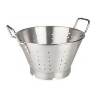 Winco SLO-11 Heavy-duty Stainless Steel Colander With Handles & Base - 11qt