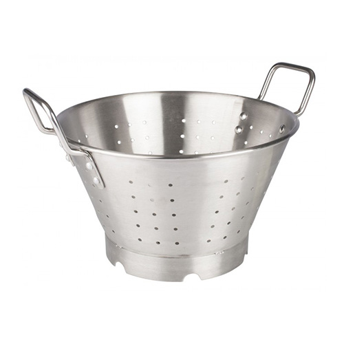 Winco SLO-11 Heavy-duty Stainless Steel Colander With Handles & Base - 11qt