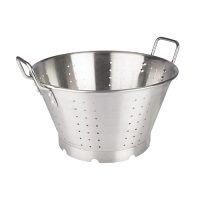 Winco SLO-16 Heavy-duty Stainless Steel Colander With Handles & Base - 16qt