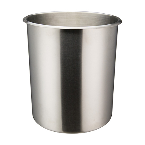 Winco BAMN-12 Mirror Finish Stainless Steel Bain Marie Pot - 12qt