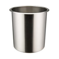 Winco BAMN-3.5 Mirror Finish Stainless Steel Bain Marie Pot - 3.5qt