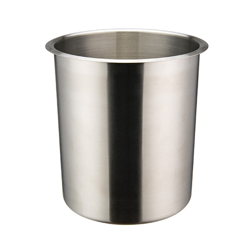 Winco BAMN-4.25 Mirror Finish Stainless Steel Bain Marie Pot - 4.25qt