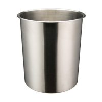 Winco BAMN-8.25 Mirror Finish Stainless Steel Bain Marie Pot - 8.25qt