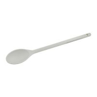 Winco NS-15W Off White Nylon Spoon - 15in
