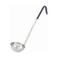 Winco LDC-8 One-piece Stainless Steel Ladle - 8oz