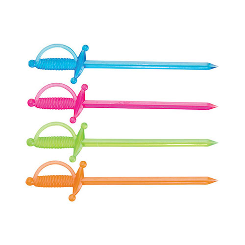 Winco PK-S3 Plastic Sword Picks - 500pcs/bag