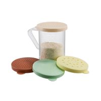 Winco PDG-10AC Polycarbonate Dredge With 4 Snap-on Lids - 10oz